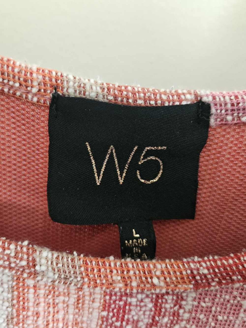 W5 Coral & Pink Textured Knit Tassel Tank - Picture 3 of 3